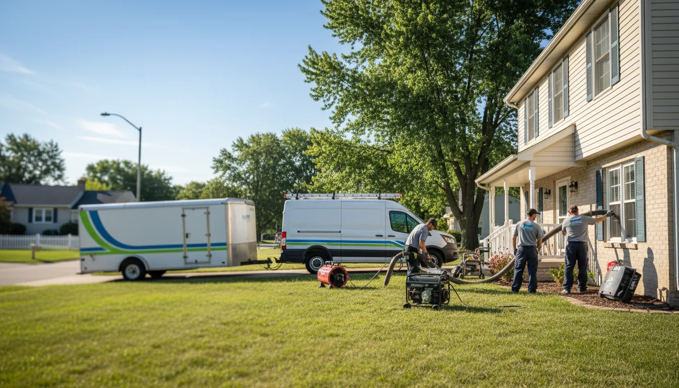 Flooded Basement Restoration And Cleanup With Repair in Poplar, MT near me